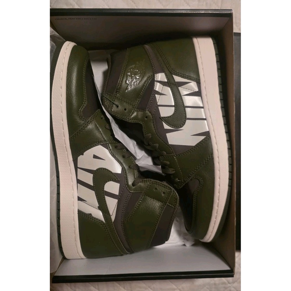Nike Air Jordan 1 Retro High OG Olive Canvas Size 12 Gorpcor